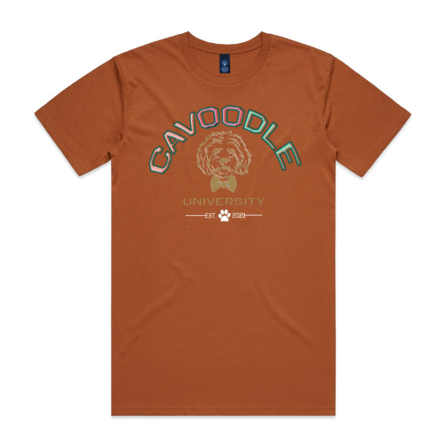 LADIES TEE COPPER with 7 Style Print