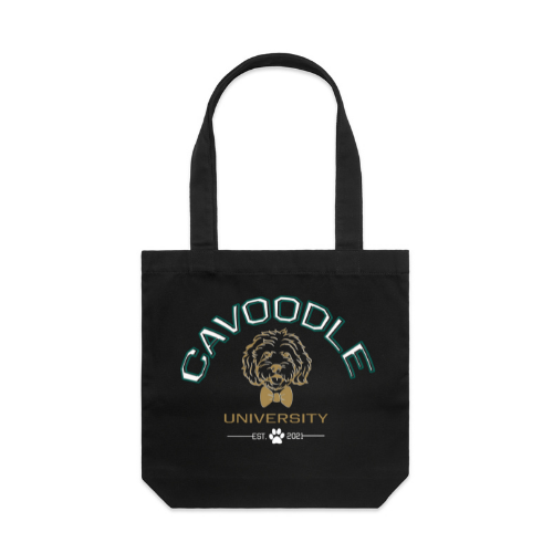 TOTE BAGS BLACK with 3 design print